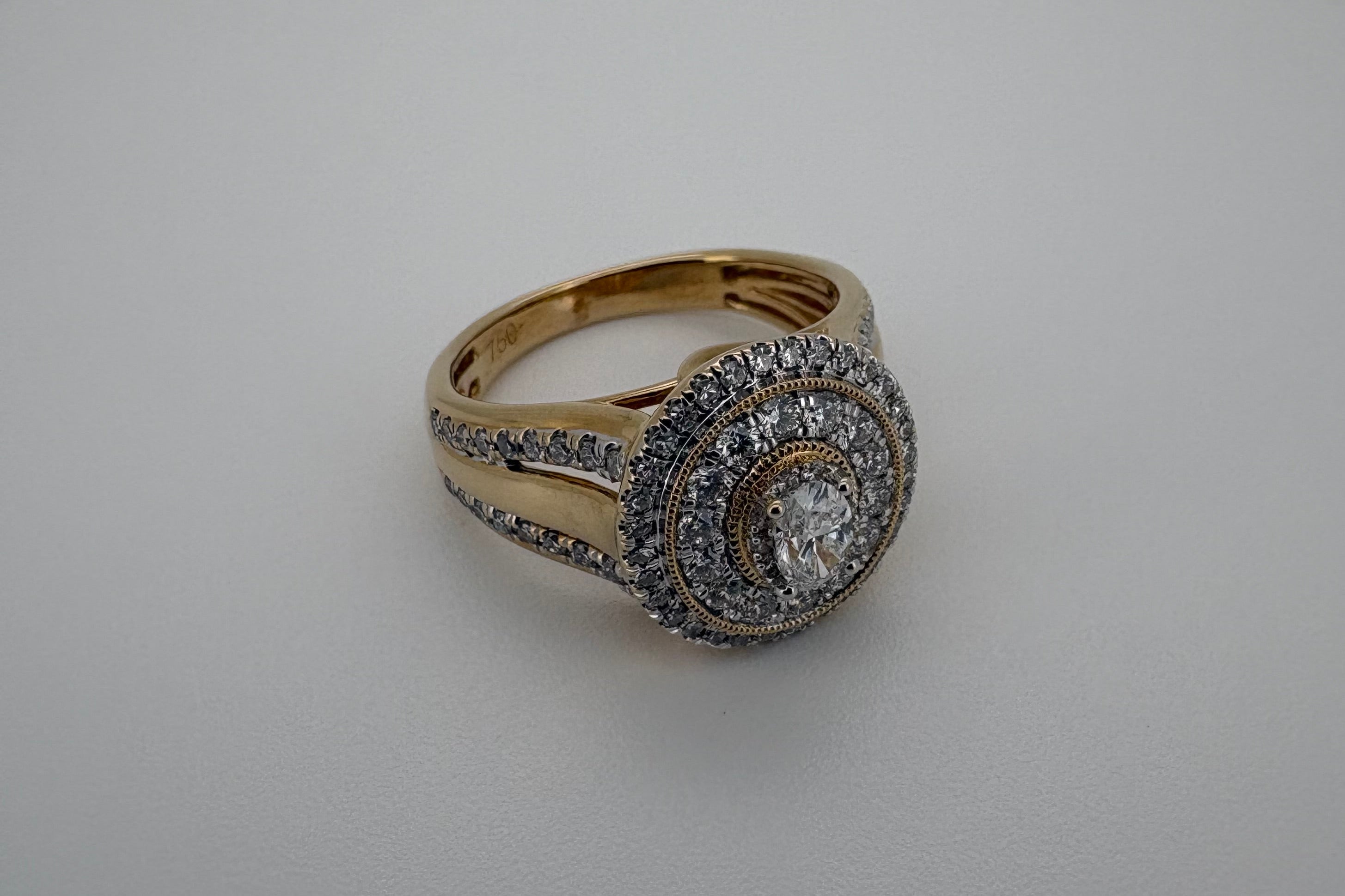 Bague Or 18K et Diamants