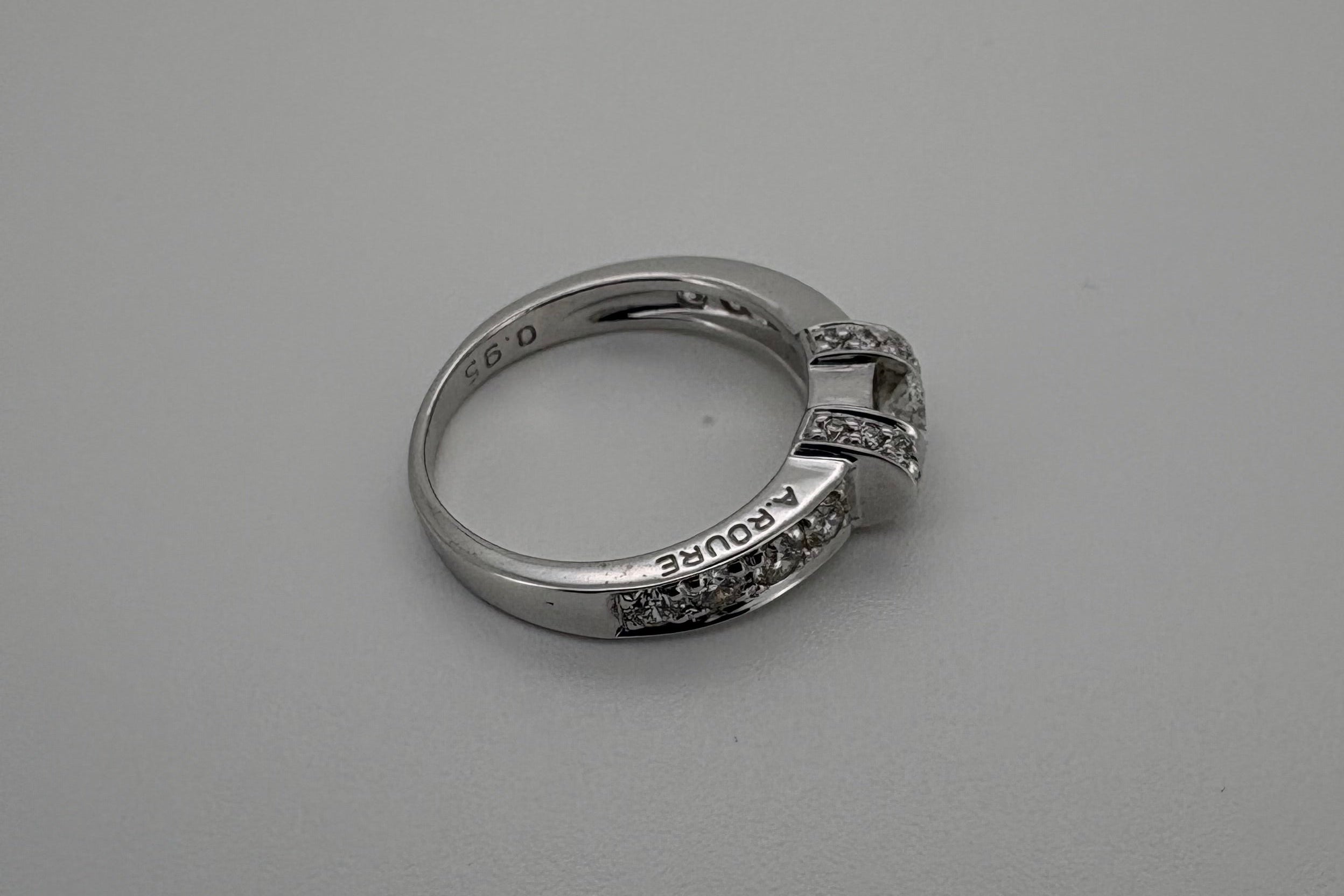 Bague Platine et Diamants Alain Roure
