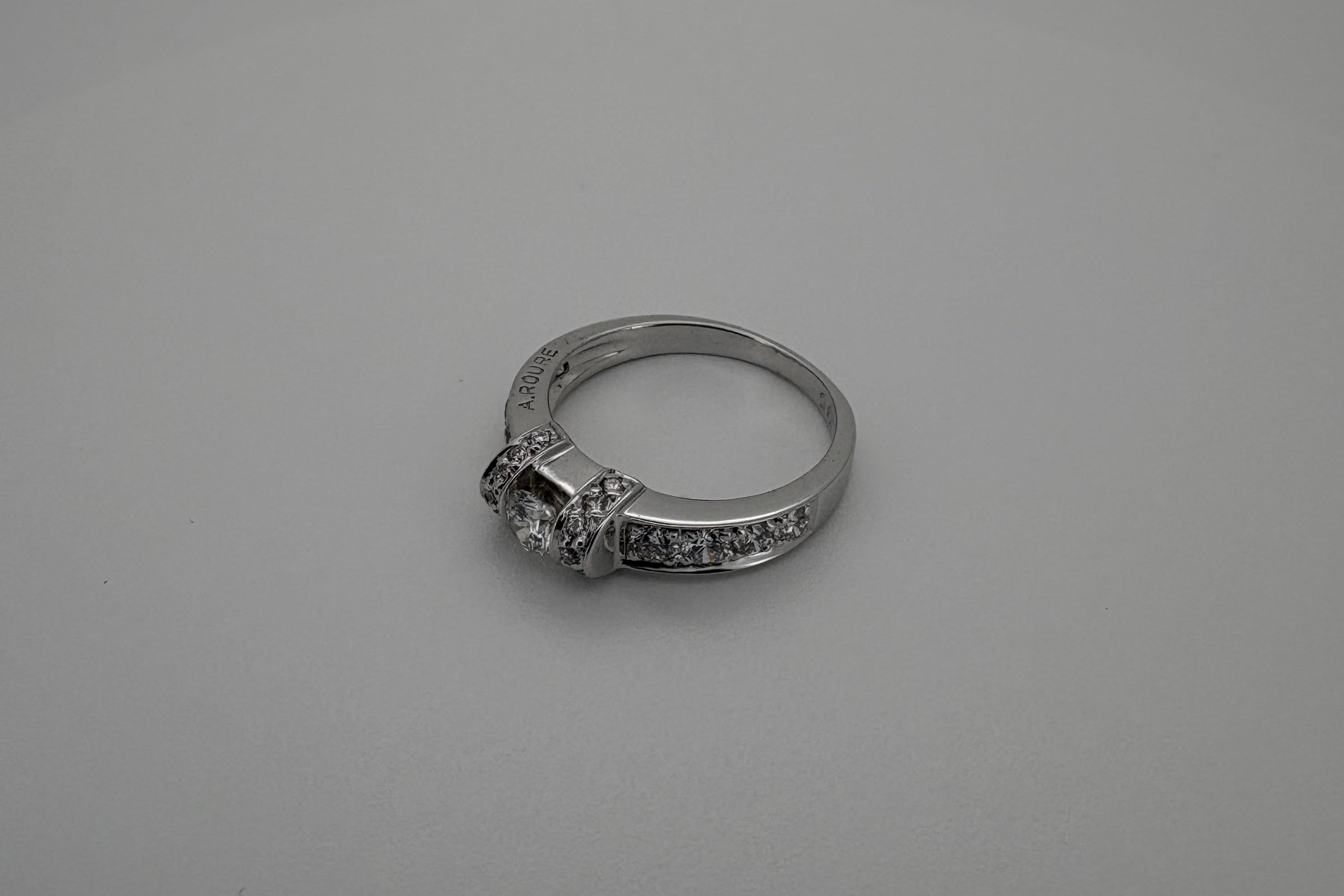Bague Platine et Diamants Alain Roure