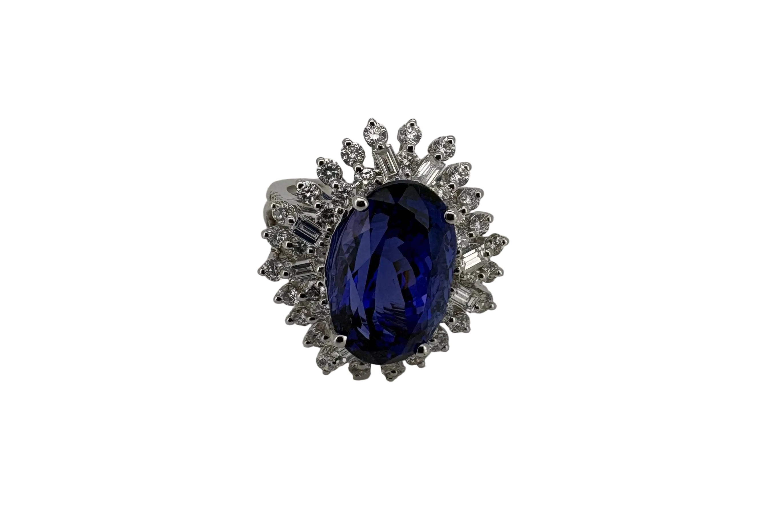 Bague Or blanc 18K Tanzanite