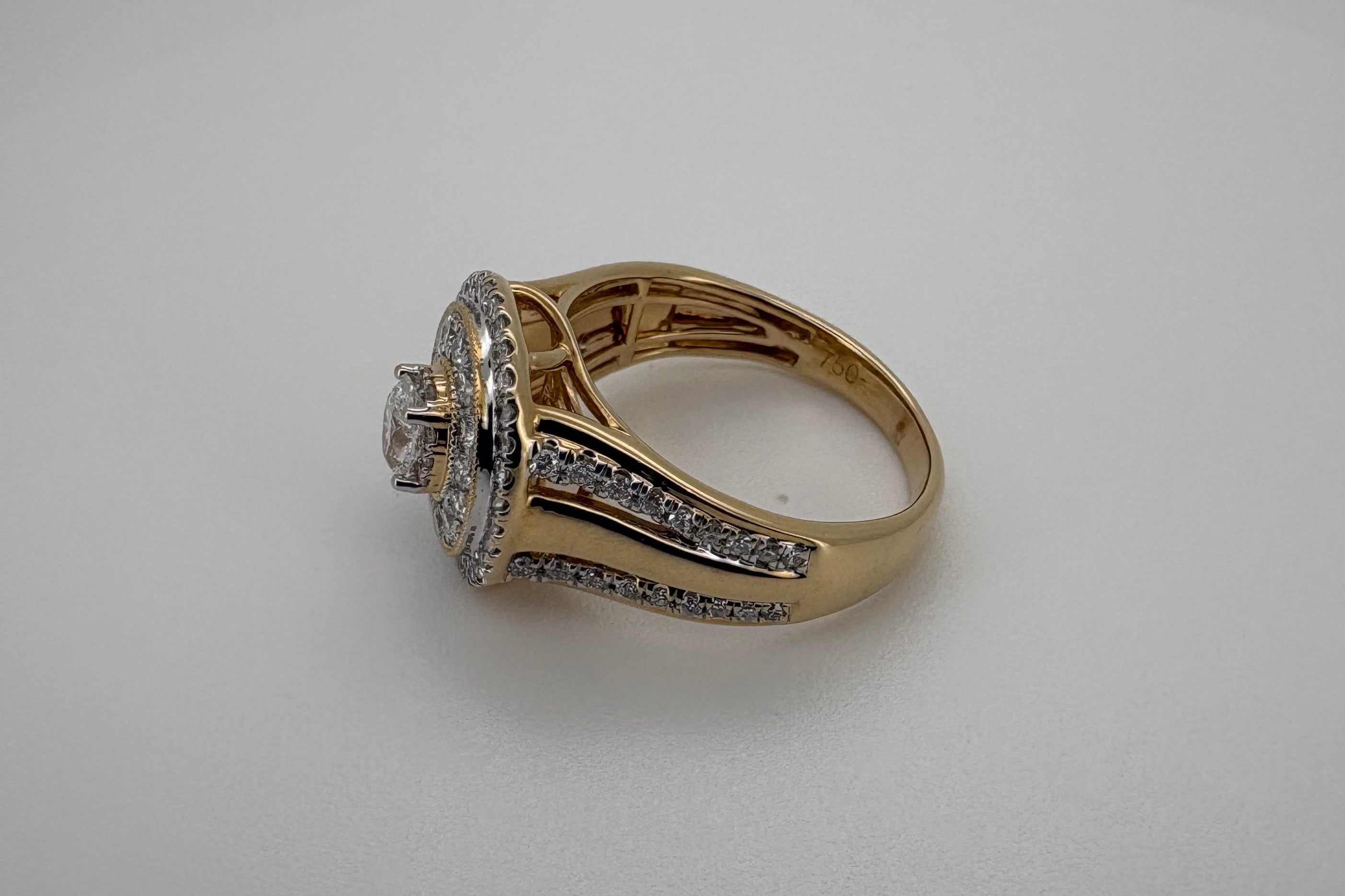 Bague Or 18K et Diamants