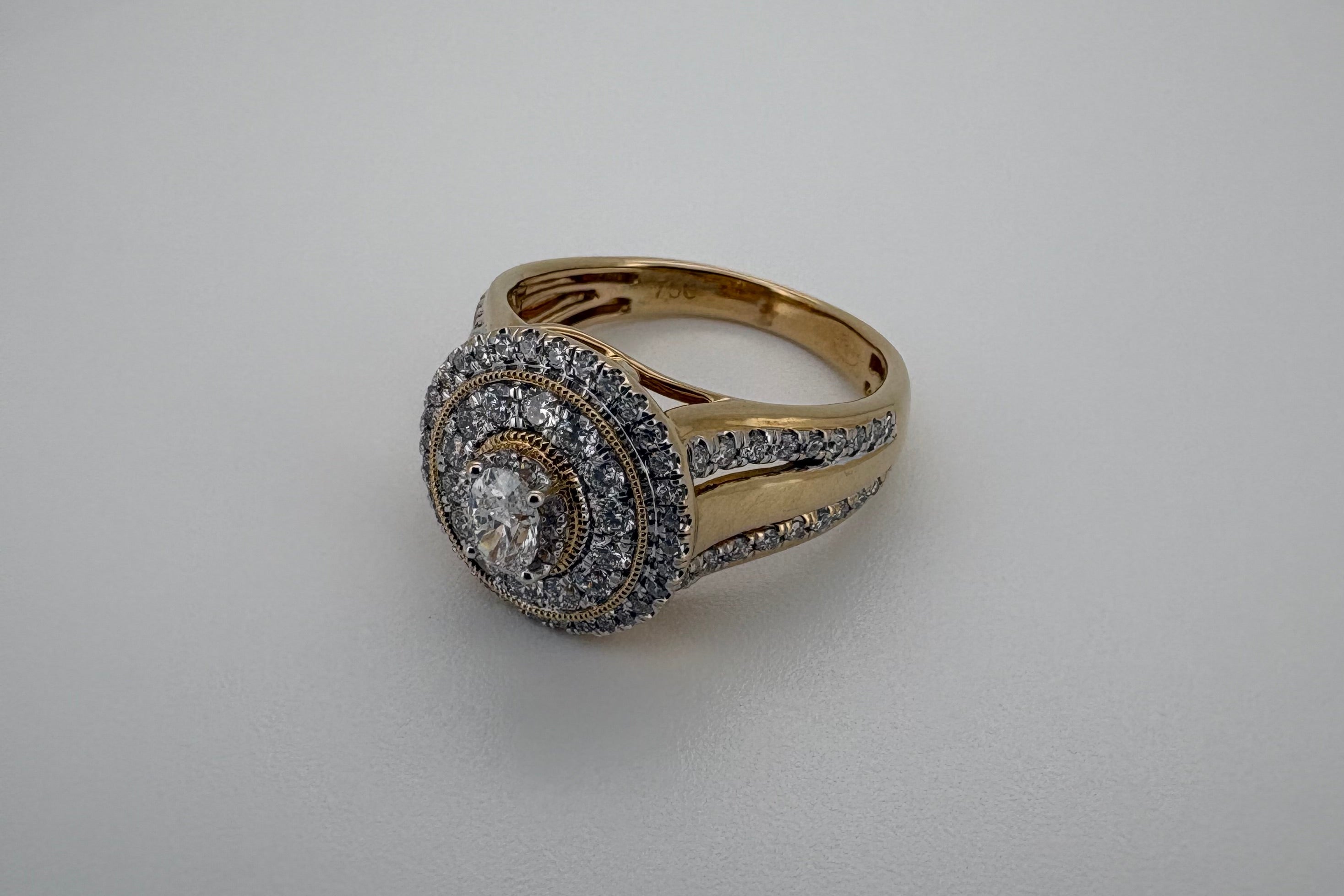 Bague Or 18K et Diamants