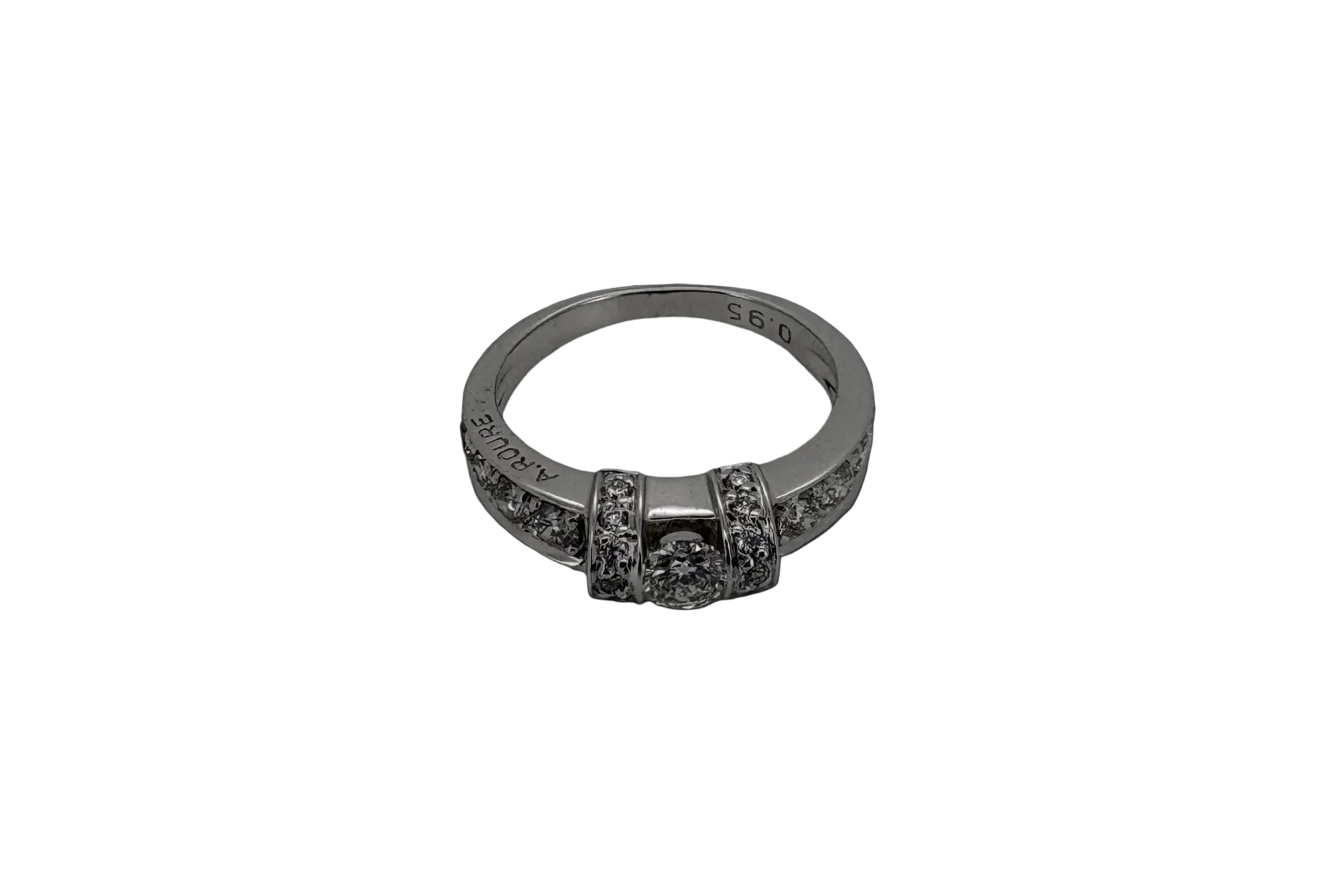 Bague Platine et Diamants Alain Roure