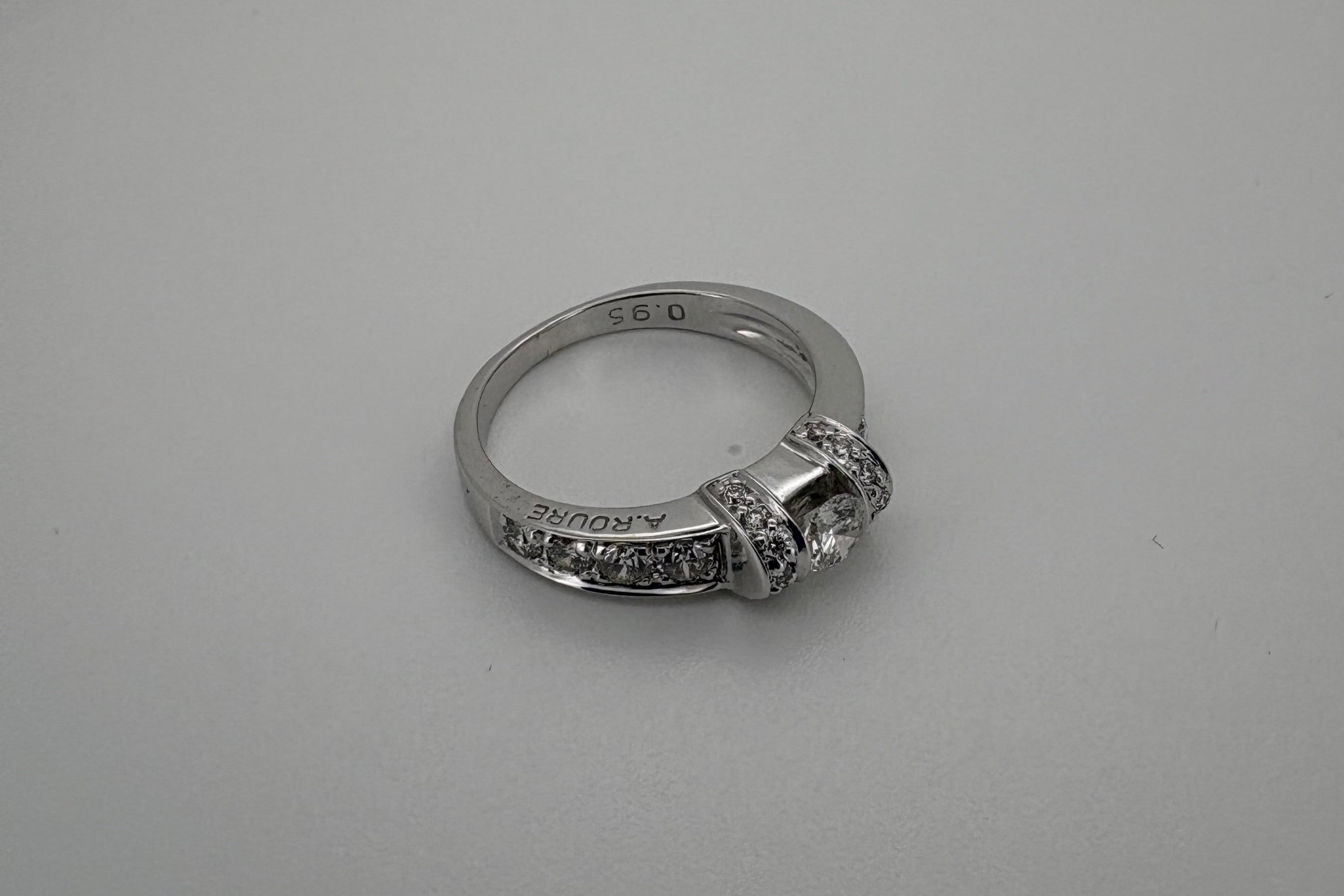 Bague Platine et Diamants Alain Roure