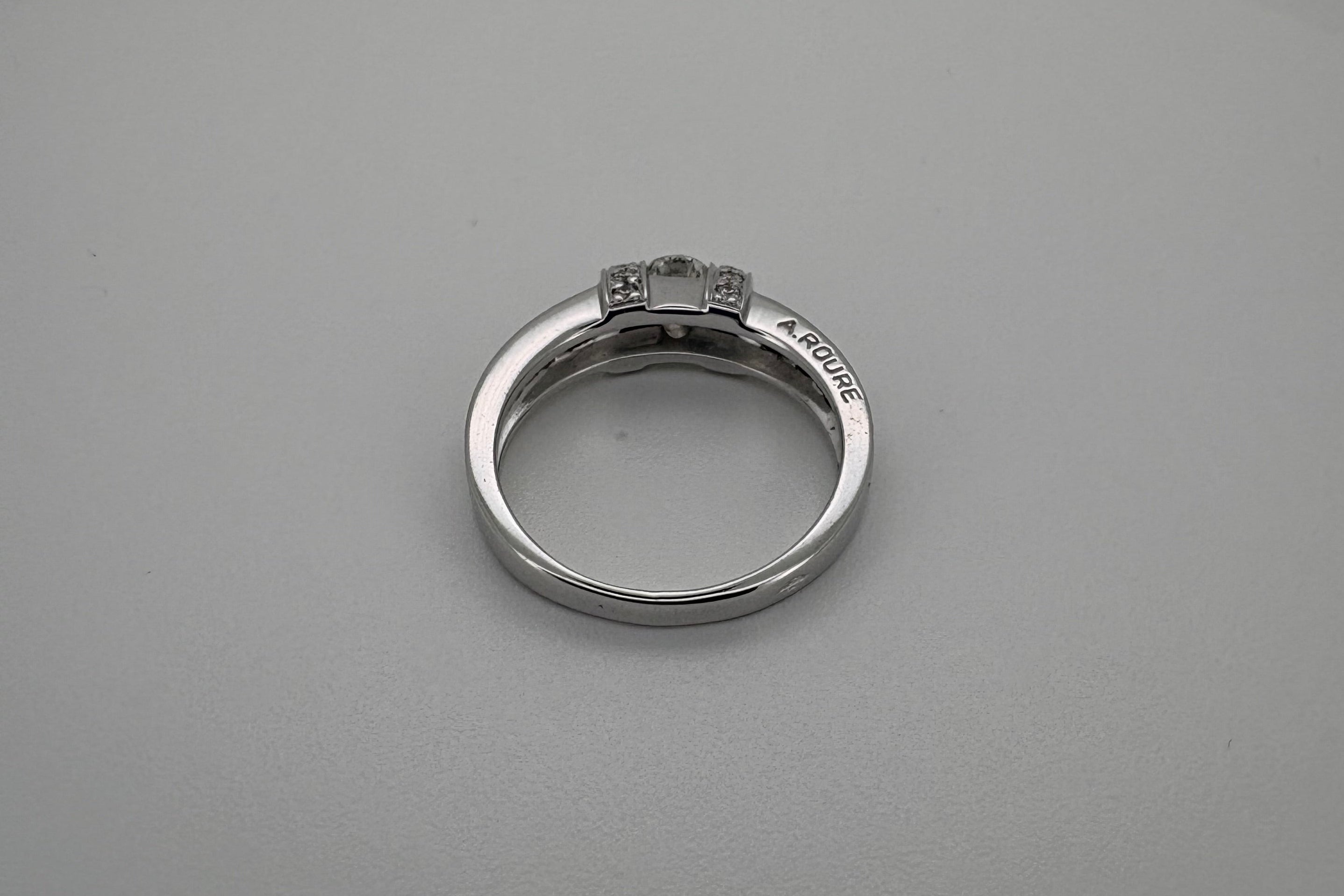 Bague Platine et Diamants Alain Roure