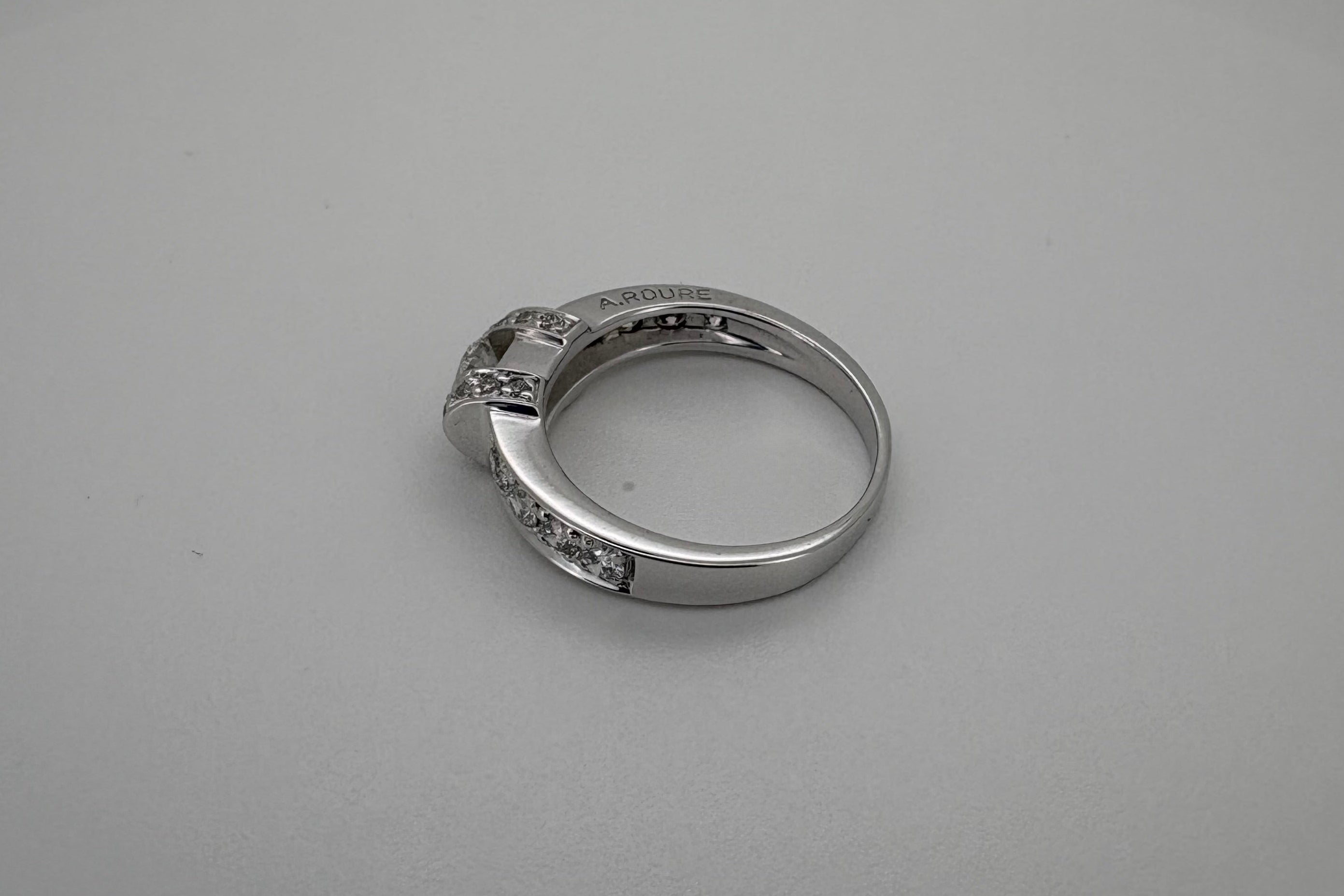 Bague Platine et Diamants Alain Roure