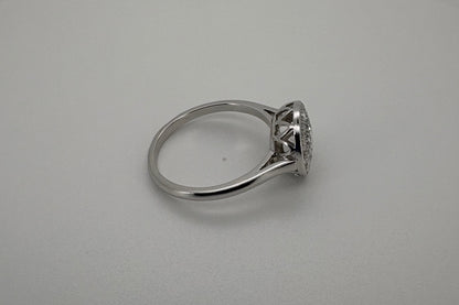 Bague Platine Art-Déco Diamants