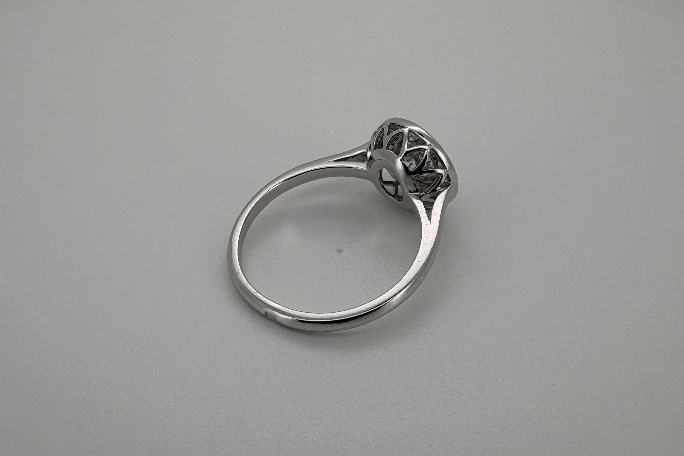 Bague Platine Art-Déco Diamants