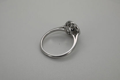 Bague Platine Art-Déco Diamants