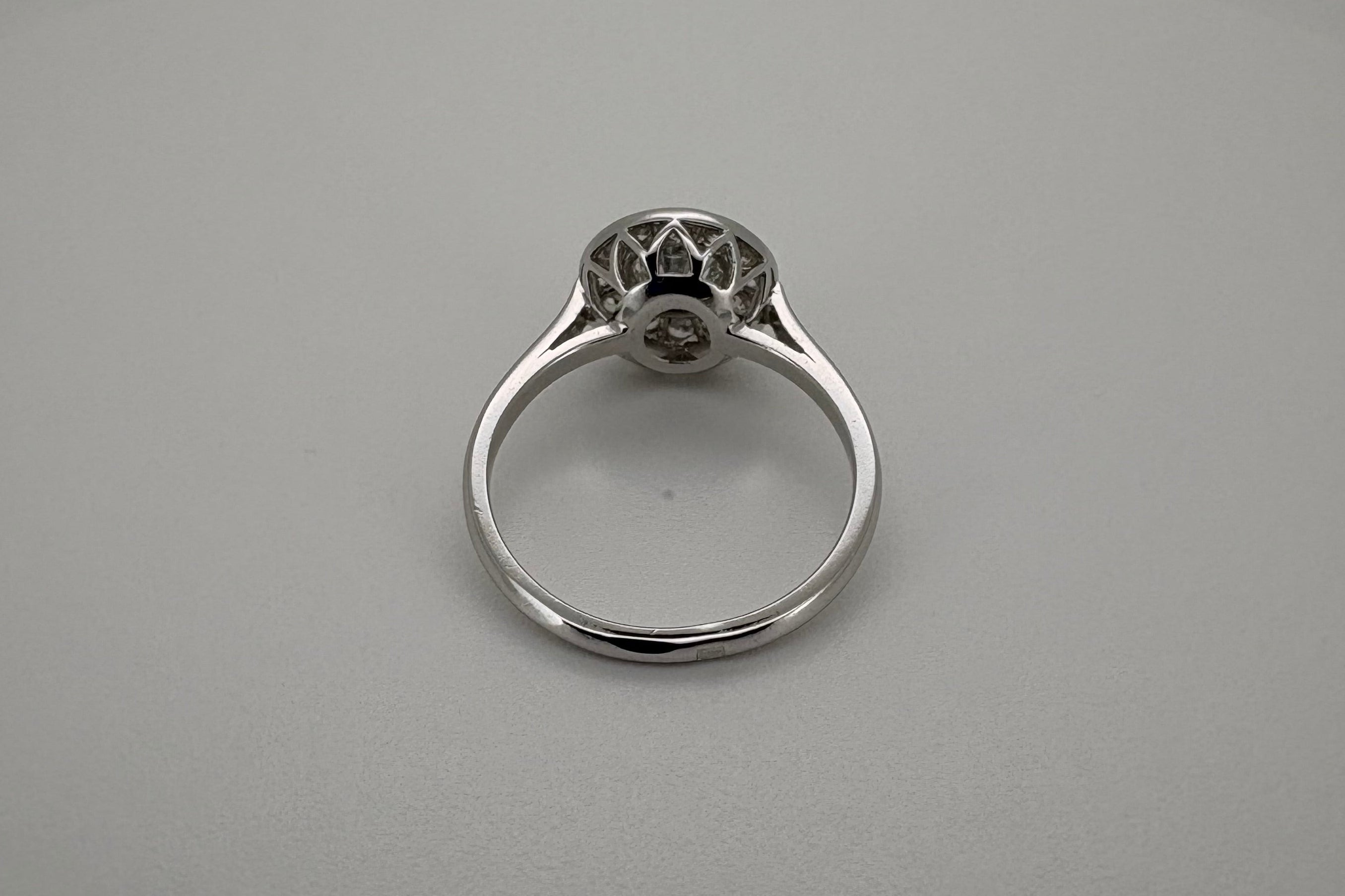 Bague Platine Art-Déco Diamants