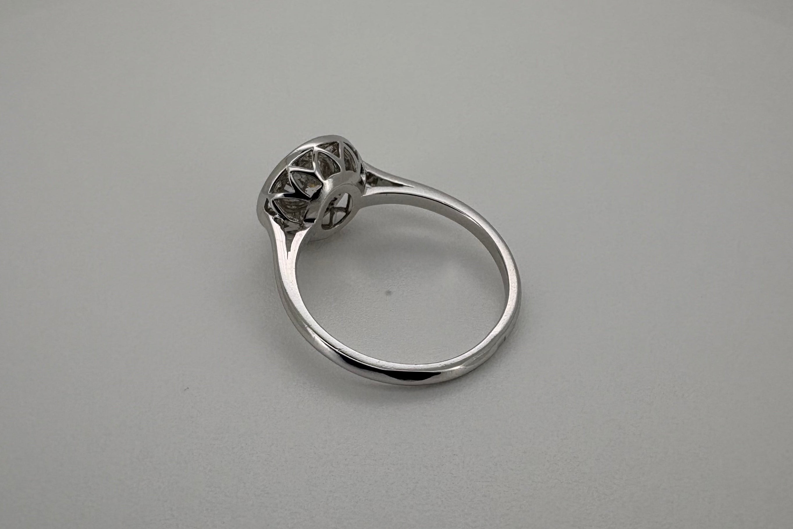 Bague Platine Art-Déco Diamants