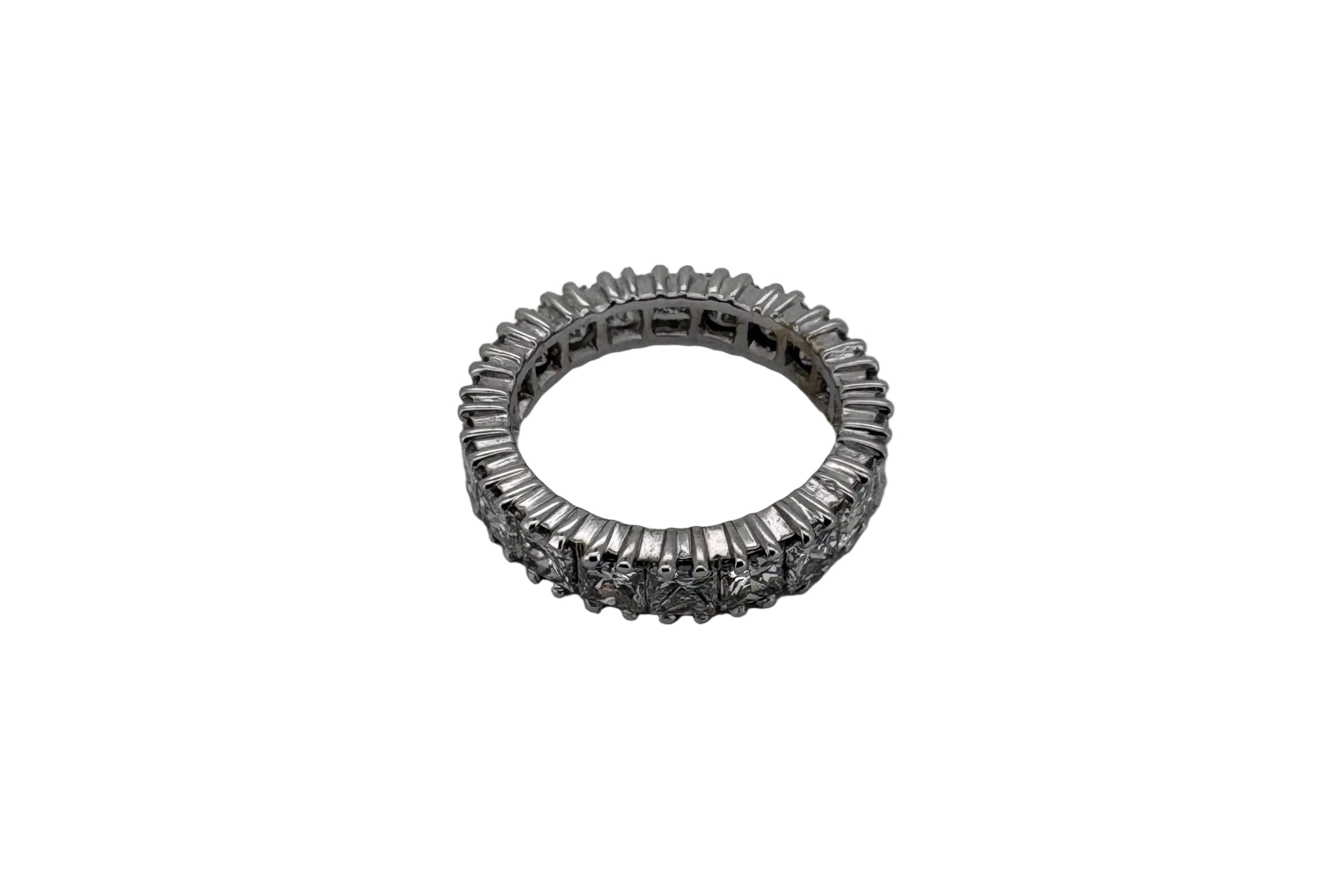 Alliance Américaine Or blanc 18K et Diamants