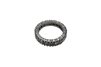 Alliance Américaine Or blanc 18K et Diamants