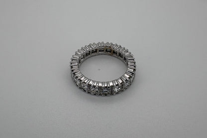 Alliance Américaine Or blanc 18K et Diamants
