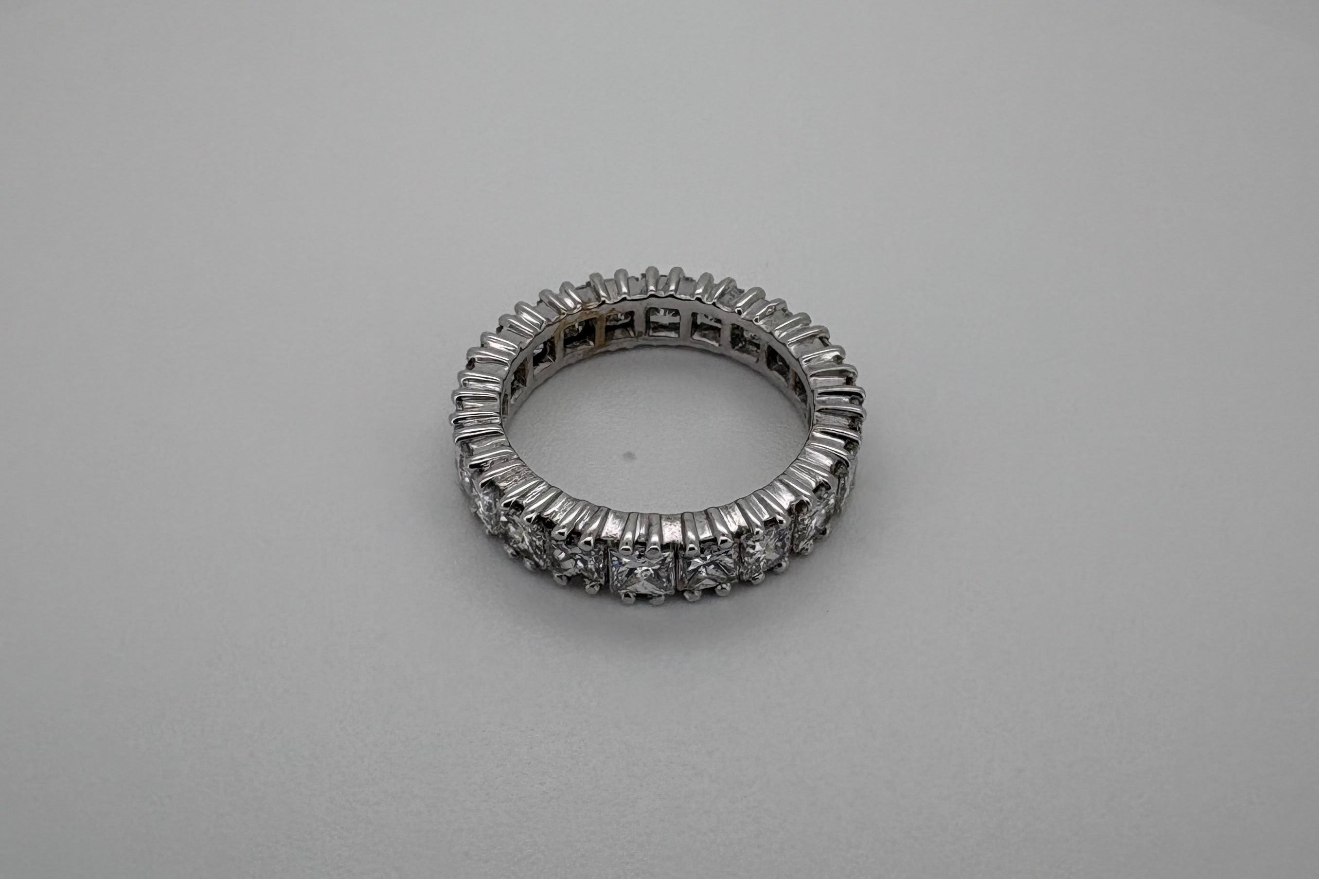 Alliance Américaine Or blanc 18K et Diamants